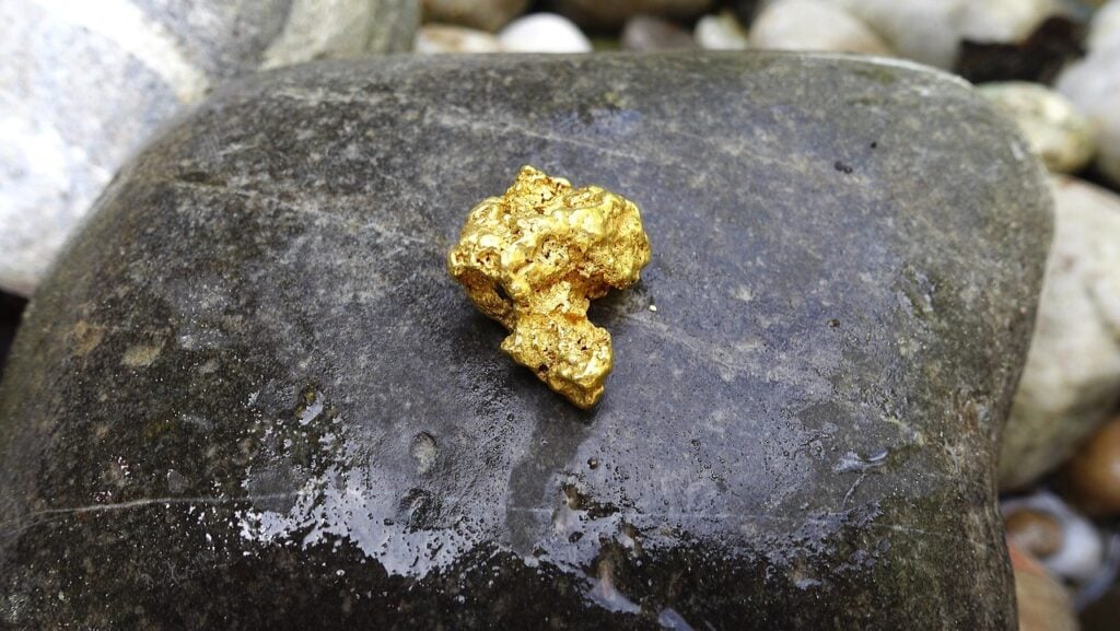 Gold nuggets can be found on Federal land